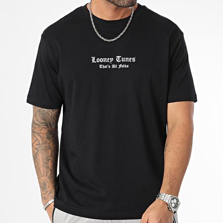 Looney Tunes - Camiseta Oversize Large Bugs Bunny Graffiti Grey Black