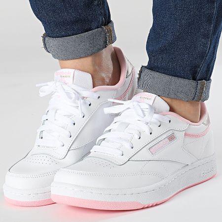 Reebok - Club C Zapatillas Mujer 100069840 White Pink Glow Rose Gold