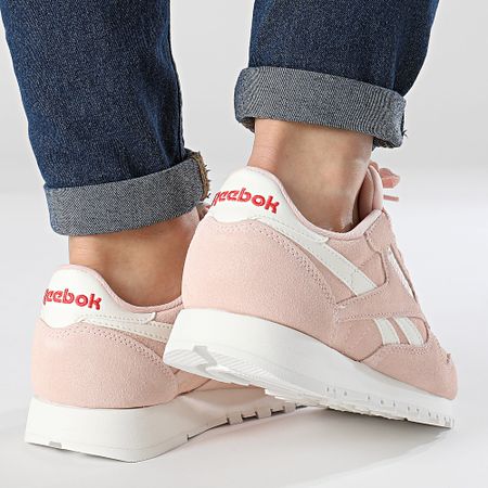 Reebok - Zapatillas clásicas de cuero para mujer 100033451 Possibly Pink Chalk
