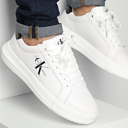 Calvin Klein - Chunky Cupsole Mono 0681 Blanco Negro Zapatillas