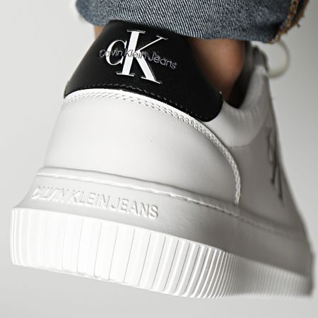 Calvin Klein - Chunky Cupsole Mono 0681 Blanco Negro Zapatillas