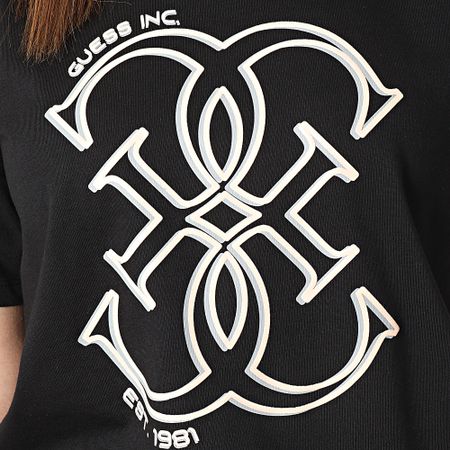 Guess - Camiseta mujer Z4RI01-I3Z14 Negro