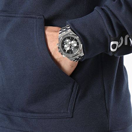 HUGO - Chaqueta deportiva con cremallera Logo 50496985 Azul marino