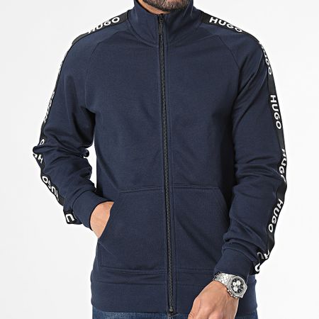 HUGO - Chaqueta deportiva con cremallera Logo 50496985 Azul marino