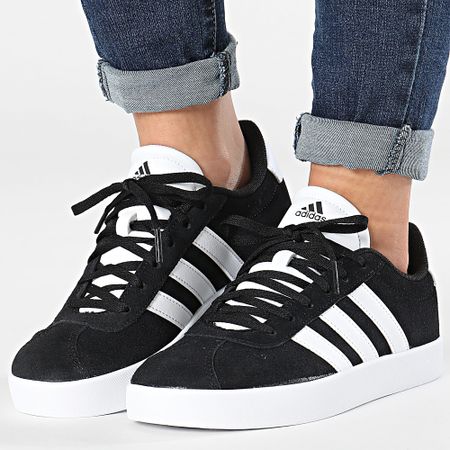 Adidas Performance - VL Court 3.0 Zapatillas Mujer ID6313 Core Negro Calzado Blanco