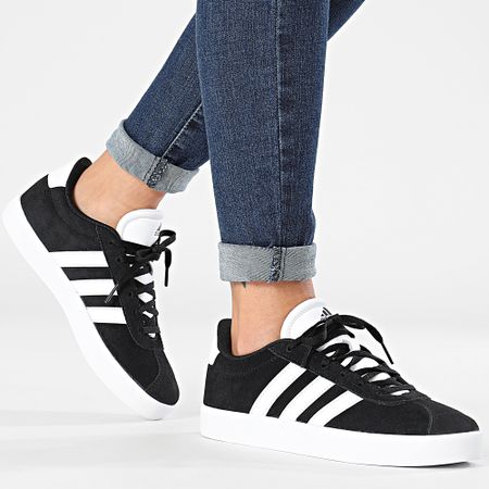Adidas Performance - VL Court 3.0 Zapatillas Mujer ID6313 Core Negro Calzado Blanco