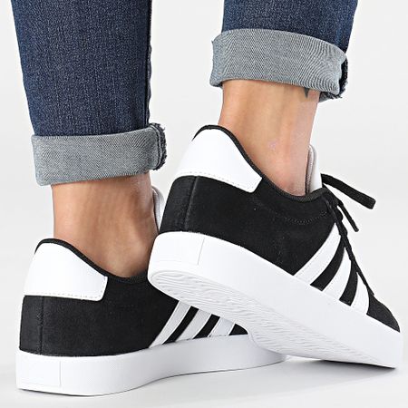 Adidas Performance - VL Court 3.0 Zapatillas Mujer ID6313 Core Negro Calzado Blanco