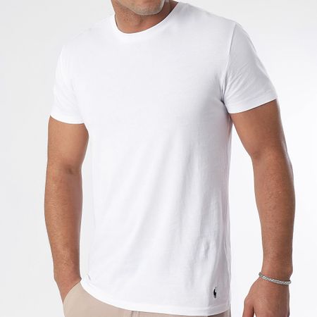 Polo Ralph Lauren - Lote de 3 camisetas Original Player Blanco Gris brezo Negro