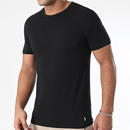 Polo Ralph Lauren - Lote de 3 camisetas Original Player Blanco Gris brezo Negro