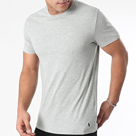 Polo Ralph Lauren - Lote de 3 camisetas Original Player Blanco Gris brezo Negro
