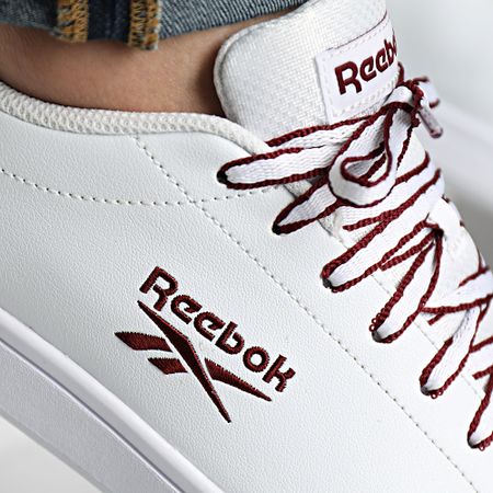 Reebok - Royal Complete Zapatillas 100033764 Calzado Blanco Classic Granate