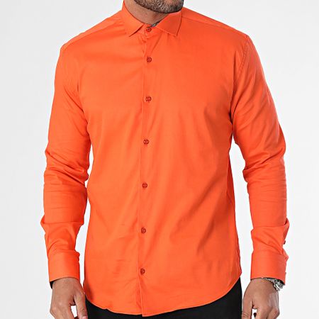 Classic Series - Camisa naranja de manga larga