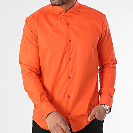 Classic Series - Camisa naranja de manga larga
