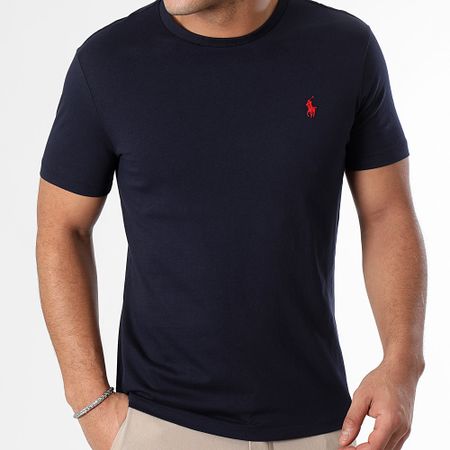 Polo Ralph Lauren - Camiseta slim fit personalizada azul marino