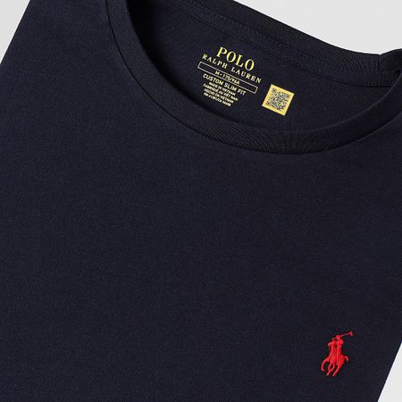 Polo Ralph Lauren - Camiseta slim fit personalizada azul marino