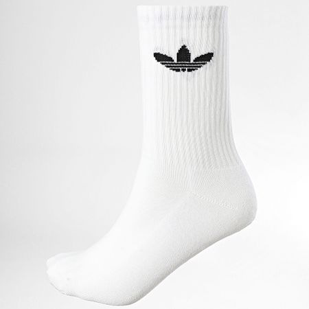 Adidas Originals - Lote de 3 Pares de Calcetines IJ5616 Blanco