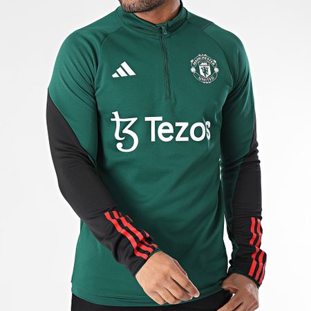 Adidas Performance - Manchester United Camiseta Manga Larga IQ1523 Verde Oscuro