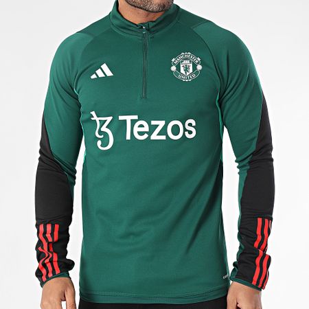 Adidas Performance - Manchester United Camiseta Manga Larga IQ1523 Verde Oscuro