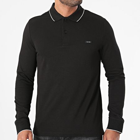 Calvin Klein - Polo de manga larga 2753 Negro