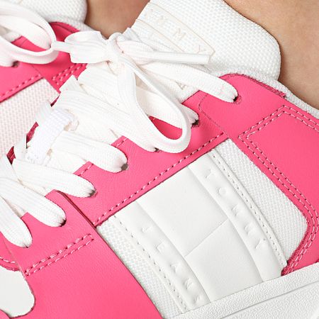 Tommy Jeans - Zapatillas de mujer Skate Mat Mix 2501 Pink Alert