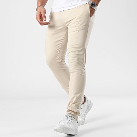 Mackten - Pantalones chinos beige