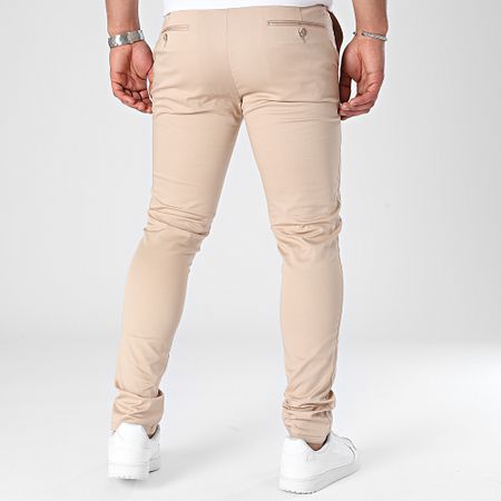 Mackten - Pantalón chino slim beige