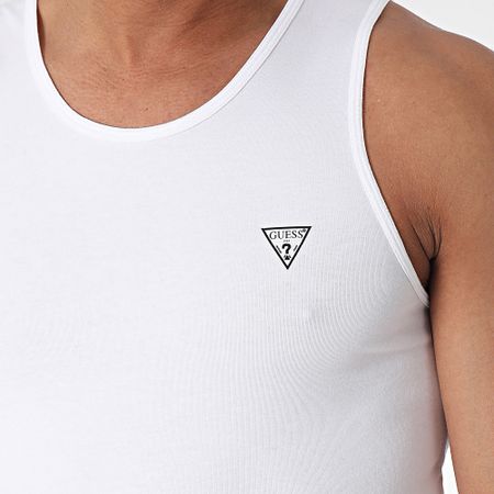 Guess - Camiseta de tirantes U97M02-KCD31 Blanca