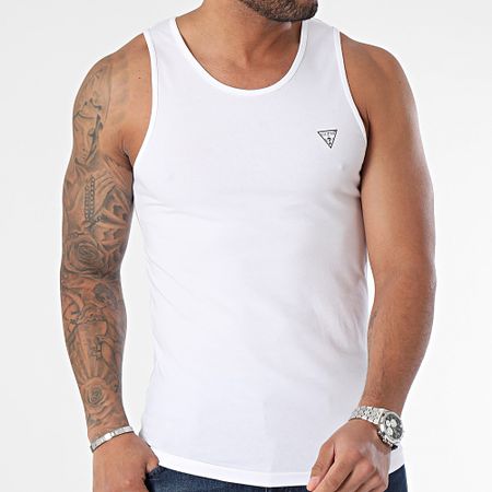 Guess - Camiseta de tirantes U97M02-KCD31 Blanca