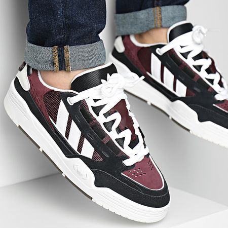 Adidas Originals - Zapatillas ADI2000 IF8821 Core Negro Calzado Blanco Granate