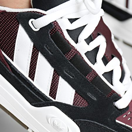 Adidas Originals - Zapatillas ADI2000 IF8821 Core Negro Calzado Blanco Granate