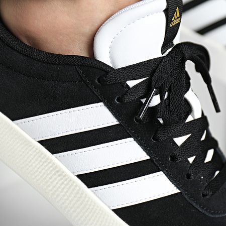 Adidas Performance - VL Court 3.0 Zapatillas ID6279 Core Negro Calzado Blanco Oro Metálico