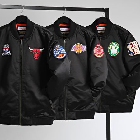 Mitchell and Ness - Boston Celtics NBA Satin Bomber Jacket OJZP5927 Negro
