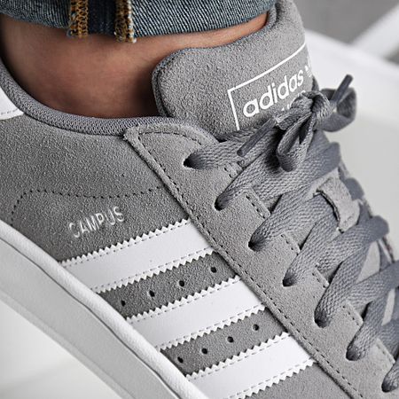 Adidas Originals - Zapatillas Campus 2 ID9843 Gris Calzado Blanco Core Negro