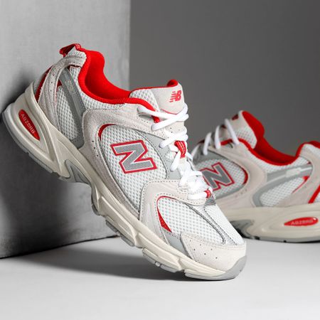 New Balance - Zapatillas 530 MR530QB Blanco Gris Rojo