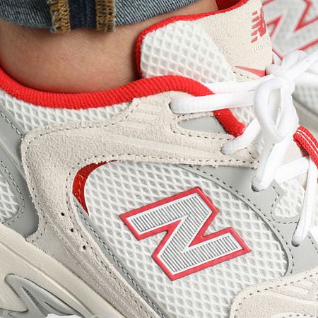 New Balance - Zapatillas 530 MR530QB Blanco Gris Rojo