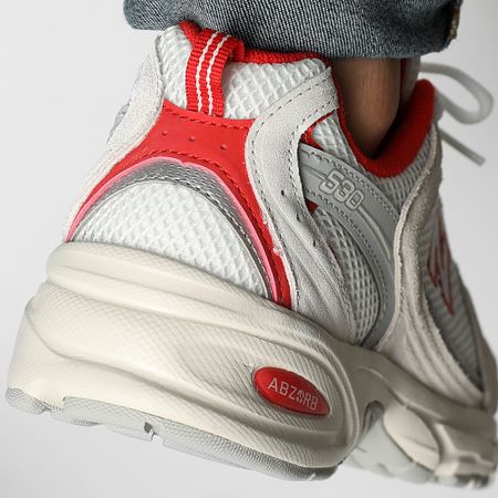 New Balance - Zapatillas 530 MR530QB Blanco Gris Rojo