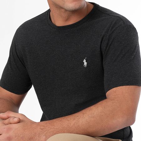 Polo Ralph Lauren - Camiseta Original Player Custom Slim Fit Gris Carbón
