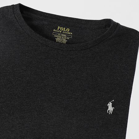 Polo Ralph Lauren - Camiseta Original Player Custom Slim Fit Gris Carbón