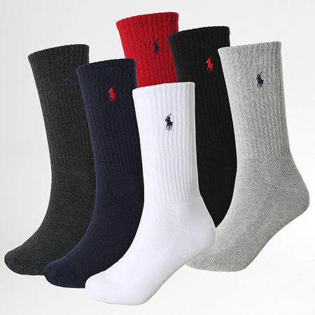 Polo Ralph Lauren - Lote de 6 pares de calcetines Original Player Multi Socks