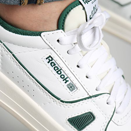 Reebok - LT Court Zapatillas 100074275 Blanco Tiza Verde Oscuro