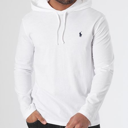 Polo Ralph Lauren - Camiseta manga larga con capucha Original Player Blanco