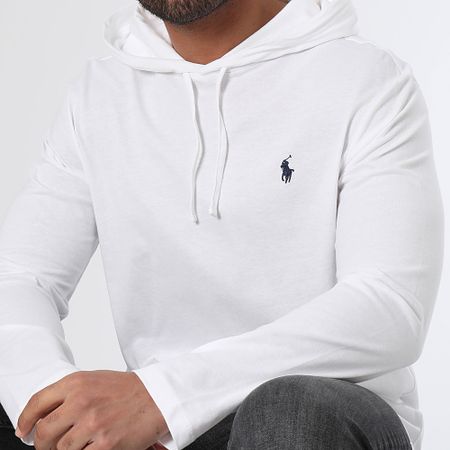 Polo Ralph Lauren - Camiseta manga larga con capucha Original Player Blanco