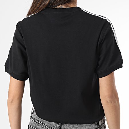 Adidas Originals - Camiseta 3 Rayas Mujer IU2420 Negro