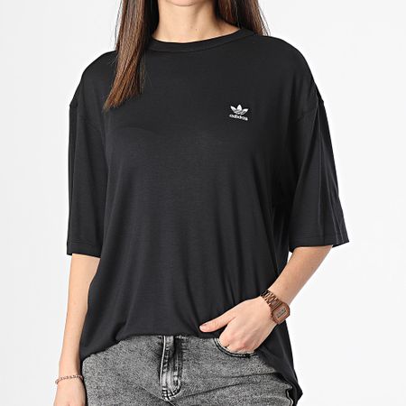 Adidas Originals - Camiseta Trefoil Mujer IU2408 Negro