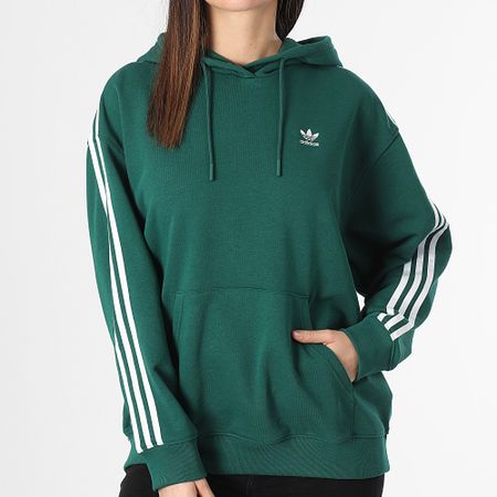 Adidas Originals - Sudadera con capucha para mujer IN8400 Verde