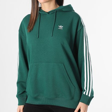 Adidas Originals - Sudadera con capucha para mujer IN8400 Verde