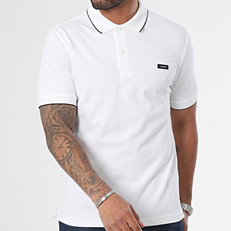Calvin Klein - Polo de manga corta Tipping 2751 Blanco