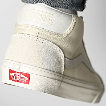 Vans - Zapatillas Mid Skool 37 A3TKF Marshmallow Blanco