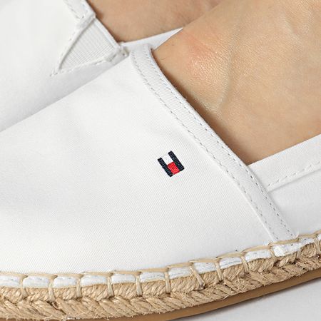 Tommy Hilfiger - Alpargatas Mujer Basic Tommy Flat 6497 Crudo