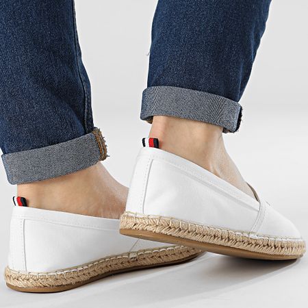 Tommy Hilfiger - Alpargatas Mujer Basic Tommy Flat 6497 Crudo